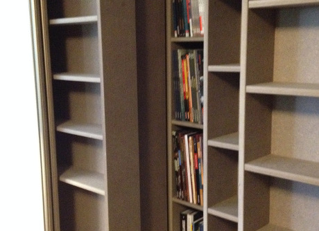 Bibliotèque coulissante