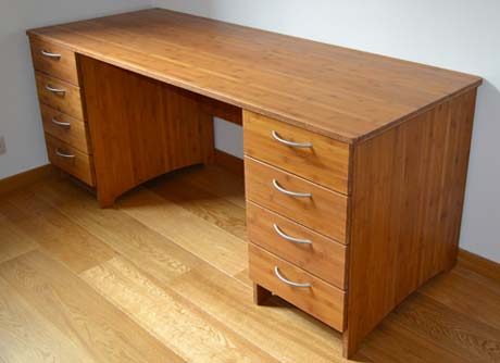 Bureau Bambou Caramel