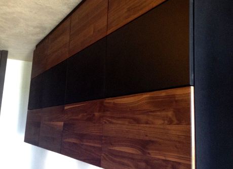 Cuisine Noyer MX + MDF Noir