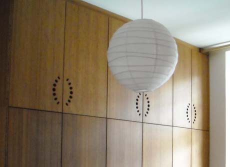 Placard Bambou Caramel Vertical