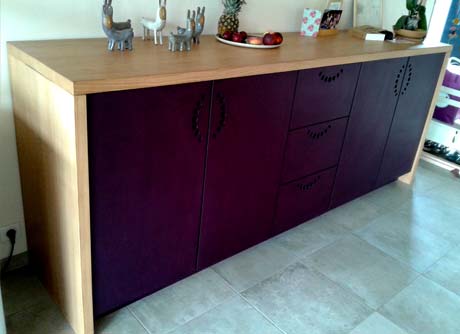Buffet Massif + MDF Teinté